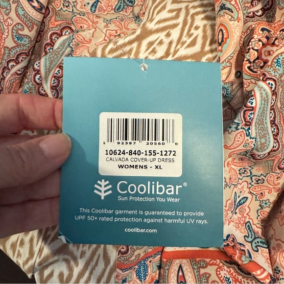 Coolibar UPF 50+ Calvada Cover-Up Dress NWT - Picture 6 of 11